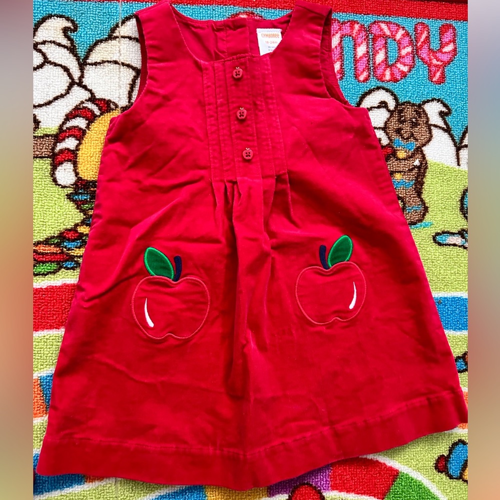 Gymboree girl’s gorgeous Apple 🍎 dress